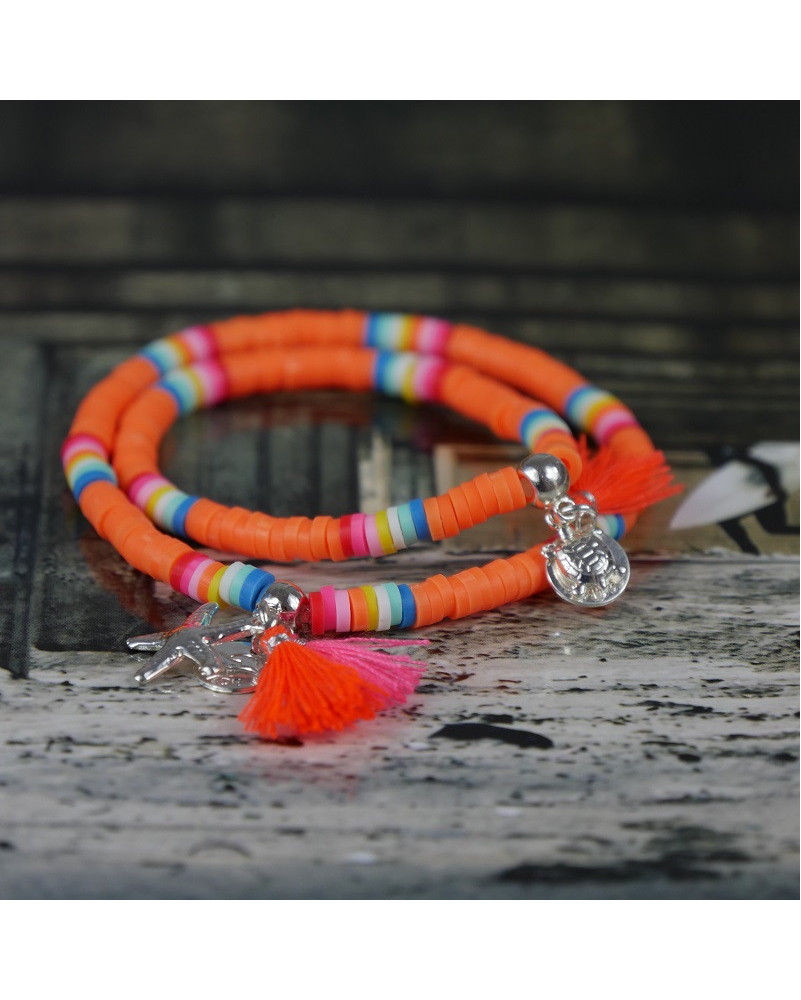 Bracelet Surfeur FEMME - Orange