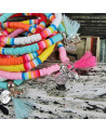 Bracelet surfeur, Bracelet coloré, perles Heishi, bracelet rouge, bijoux collection été 2020 , bracelet collection été 2020