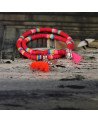 Bracelet surfeur, Bracelet coloré, perles Heishi, bracelet rouge, bijoux collection été 2020 , bracelet collection été 2020