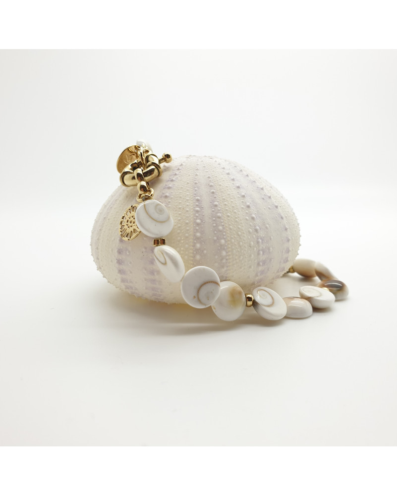 Bracelet Saint Lucy's eye-Gold plated