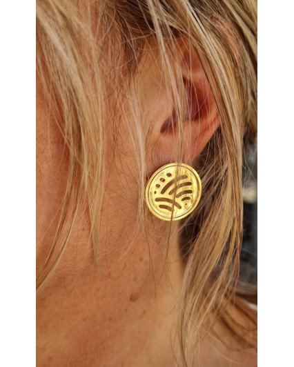 Mako earrings - gold plated