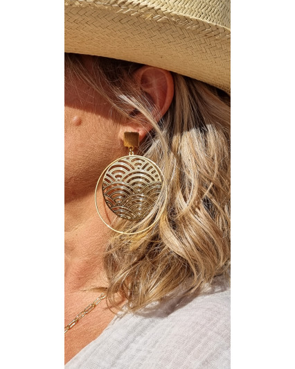 Mora earrings - gold plated