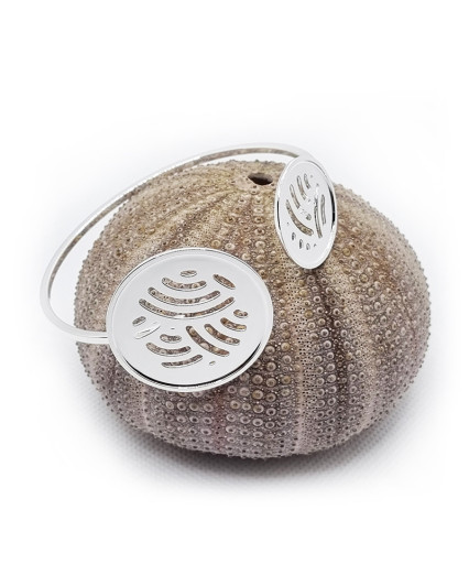 Bangle Marigane - silver plated