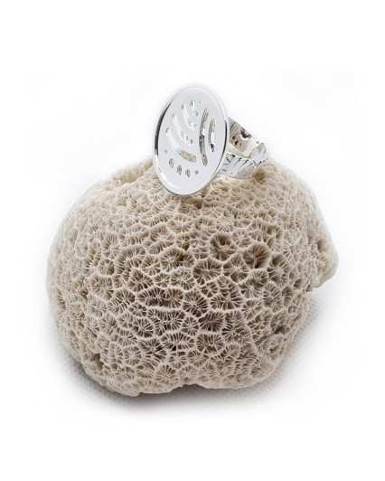 Bague Baliste petit modèle - argenté