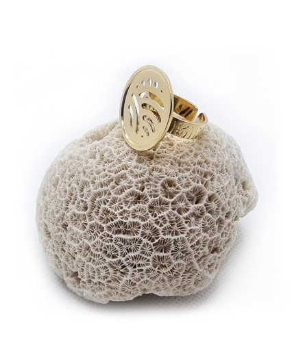 Bague Baliste petit modèle - doré