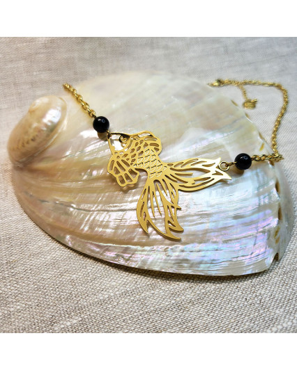 copy of Gold plated ring with charm
