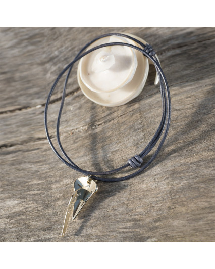 collier homme Ancre Spade - doré
