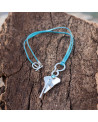 collier Belle Ancre - rhodié