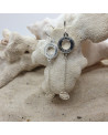 Boucles d'oreilles Rose des Vents