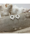 Boucles d'oreilles Rose des Vents